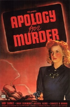 Apology for Murder (1945) - Stream Online