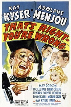 That's Right - You're Wrong (1939) - Stream Online
