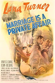 Marriage Is a Private Affair (1944) - Stream Online