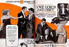 Love, Honor and Obey (1920) - Stream Online