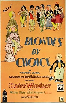 Blondes by Choice (1927) - Stream Online