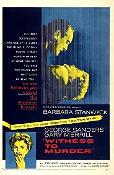 Witness to Murder (1954) - Stream Online
