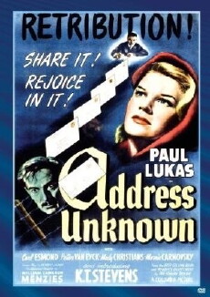 Address Unknown (1944) - Stream Online