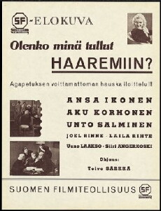 Olenko minä tullut haaremiin (1938) - Stream Online