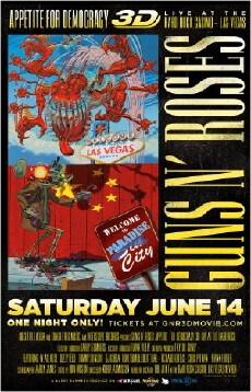 Guns N' Roses Appetite for Democracy 3D Live at Hard Rock Las Vegas (2014) - Stream Online