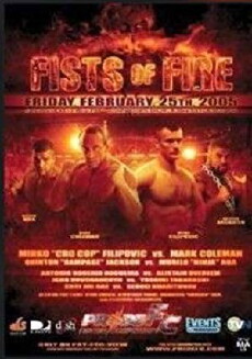Pride 29: Fists of Fire (2005) - Stream Online