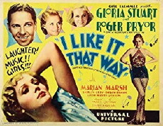 I Like It That Way (1934) - Stream Online