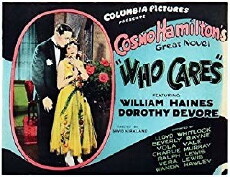 Who Cares (1925) - Stream Online