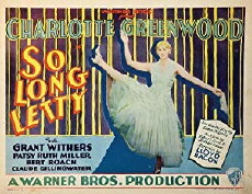 So Long Letty (1929) - Stream Online