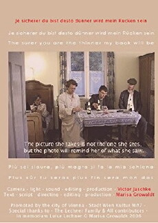 Je sicherer du bist desto dünner wird mein Rücken sein (2006) - Stream Online