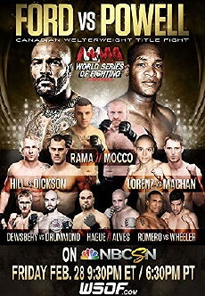 World Series of Fighting Canada 1: Ford vs. Powell (2014) - Stream Online